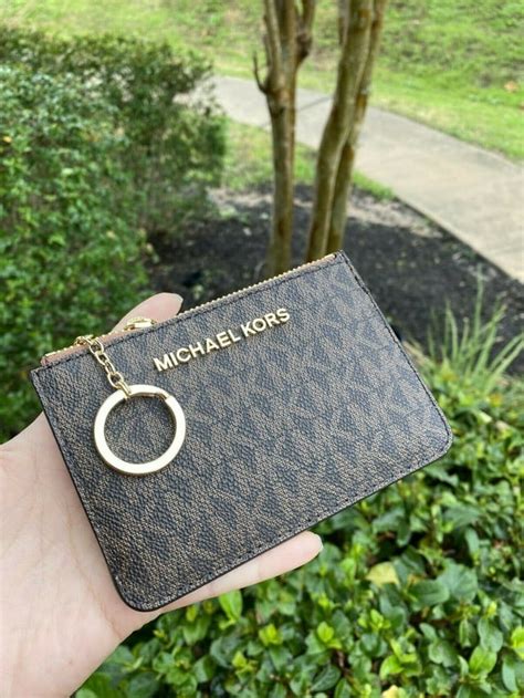 michael kors lock and key|michael kors wallet with keychain.